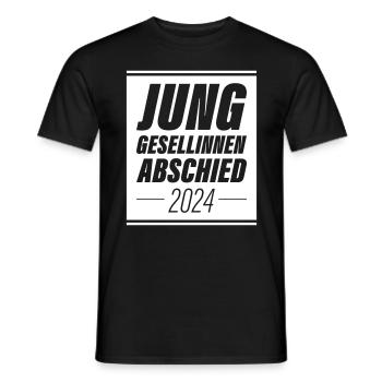 Junggesellinnenabschied 2024 Jga - Männer T-Shirt - Schwarz - Vorne - AI Model Male 178 light (178cm)