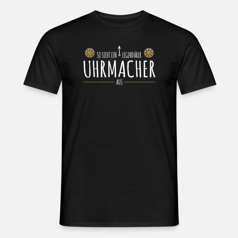 Legendärer Uhrmacher - Männer T-Shirt - Schwarz