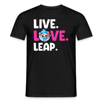 Stocktanz Design für Stabtänzerin - Männer T-Shirt - Schwarz - Vorne - AI Model Male 178 light (178cm)