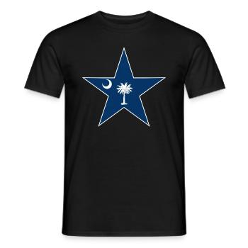 T-shirt de fan de Caroline du Sud – Pour les vrais fans ! - T-shirt homme - noir - Devant - AI Model Male 178 light (178cm)