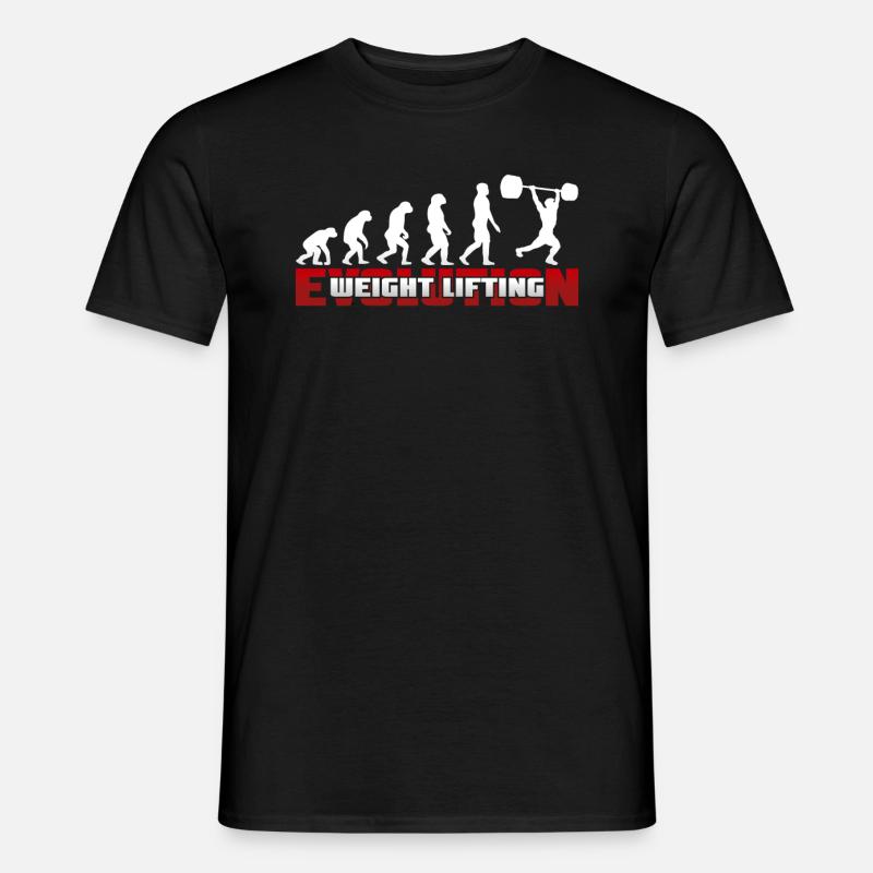 Weightlifting athletic development - Men's T-Shirt - black