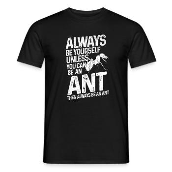 Ants insects love - Men's T-Shirt - black - Front - AI Model Male 178 light (178cm)