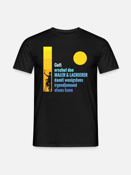 Stolzer Maler Spruch für Maler und Lackierer - Männer T-Shirt - Schwarz