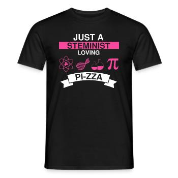 Professorin Steminist Designs für Equality Stem - Männer T-Shirt - Schwarz - Vorne - AI Model Male 178 light (178cm)