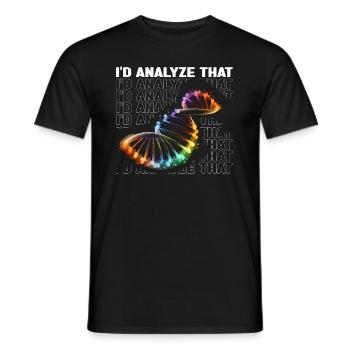 Forensische Kriminologie und Tatort-Ermittler - Männer T-Shirt - Schwarz - Vorne - AI Model Male 178 light (178cm)