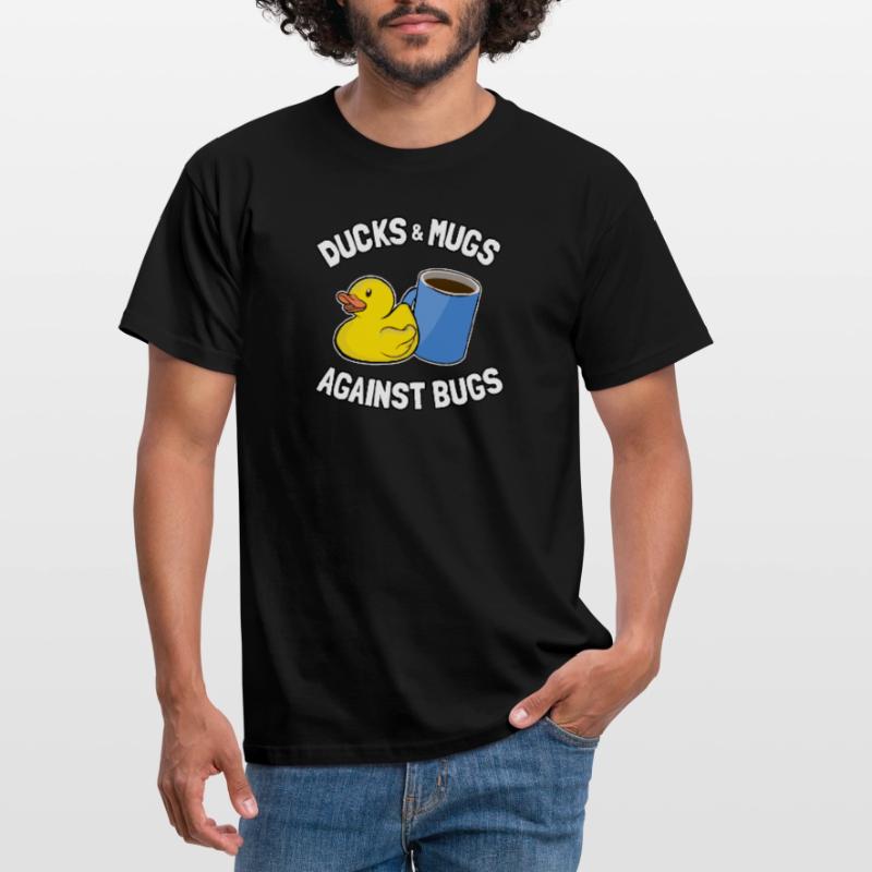 Programmeurs Canard Programmation Debugging Drôle T-shirt Homme