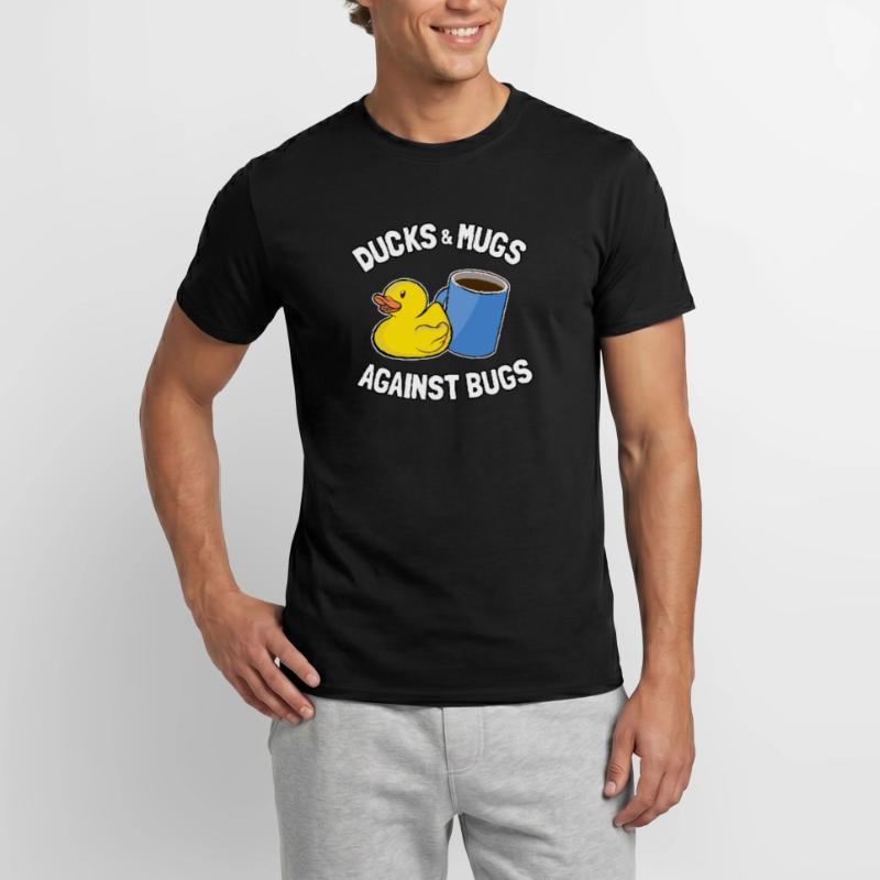 Programmeurs Canard Programmation Debugging Drôle T-shirt homme