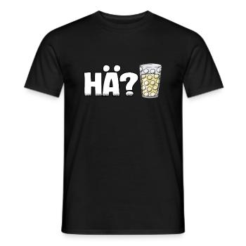 - Hein ? Drôle de vin du Palatinat - T-shirt homme - noir - Devant - AI Model Male 178 light (178cm)