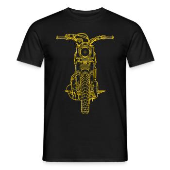 Scrambler - Männer T-Shirt - Schwarz - Vorne - AI Model Male 178 light (178cm)
