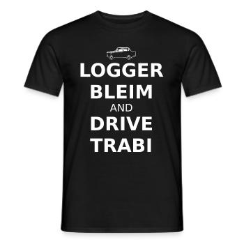 Pilote Trabi Oldtimer - T-shirt homme - noir - Devant - AI Model Male 178 light (178cm)
