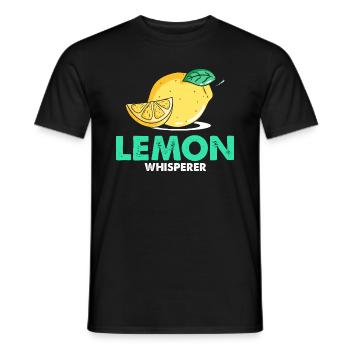 Lemonade Lemon Lemonade Lemonade Lemonade Stand Design - Men's T-Shirt - black - Front - AI Model Male 178 light (178cm)
