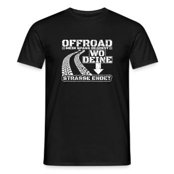 Offroad Geländewagen - Männer T-Shirt - Schwarz - Vorne - AI Model Male 178 light (178cm)