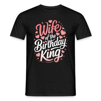 Femme Épouse Partenaire Famille Marié - T-shirt homme - noir - Devant - AI Model Male 178 light (178cm)