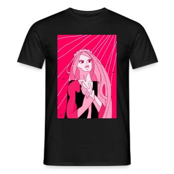 Tout est pardonné, peut-être - T-shirt homme - noir - Devant - AI Model Male 178 light (178cm)