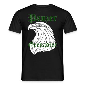 Panzergrenadier Panzer Grenadier Geschenk - Männer T-Shirt - Schwarz - Vorne - AI Model Male 178 light (178cm)