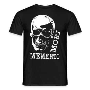 Memento Mori - T-shirt homme - noir - Devant - AI Model Male 178 light (178cm)