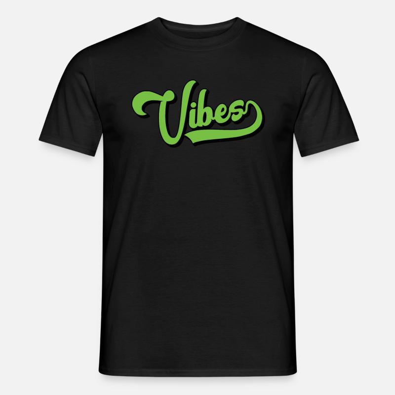 Vibes - Männer T-Shirt - Schwarz