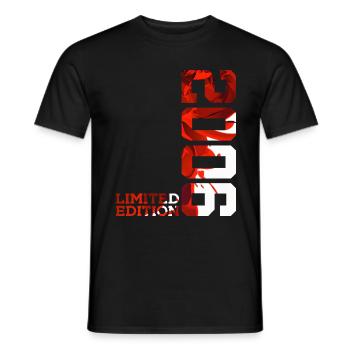 20E ANNIVERSAIRE 20 ANS ÉDITION LIMITÉE 2006 - T-shirt homme - noir - Devant - AI Model Male 178 light (178cm)