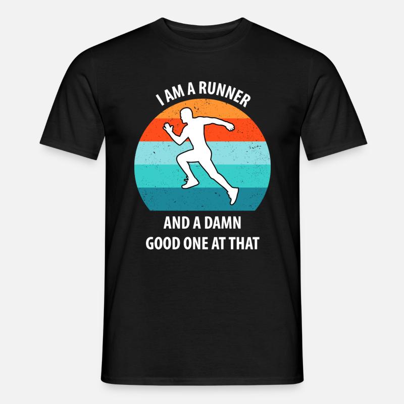 Joggen - Männer T-Shirt - Schwarz