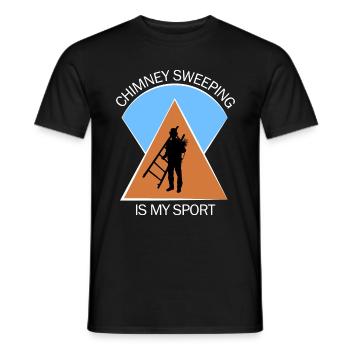 Chimney Sweep Chimney Sweep - Men's T-Shirt - black - Front - AI Model Male 178 light (178cm)