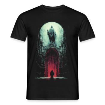 See you8 in Valhalla - Men's T-Shirt - black - Front - AI Model Male 178 light (178cm)