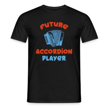 Cadeau de joueur d'accordéon - T-shirt homme - noir - Devant - AI Model Male 178 light (178cm)