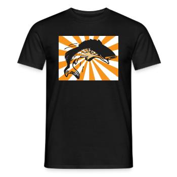 Angler Fish Style - Men's T-Shirt - black - Front - AI Model Male 178 light (178cm)