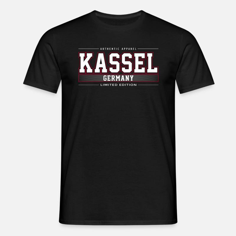 Kassel - Männer T-Shirt - Schwarz