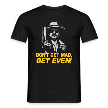 Ne vous fâchez pas. Prendre sa revanche! - T-shirt homme - noir - Devant - AI Model Male 178 light (178cm)