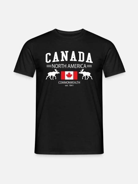 Canada - Männer T-Shirt - Schwarz
