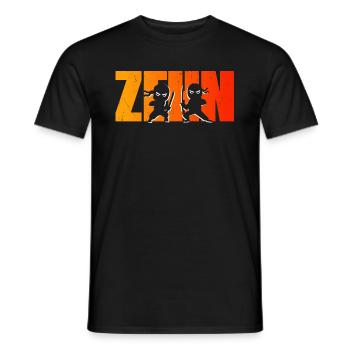Ninja 10 Jahre alt 10. Geburtstag Junge Ninjas - Männer T-Shirt - Schwarz - Vorne - AI Model Male 178 light (178cm)