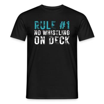 Règle #1 : Pas de bananes autorisées Croisière amusante - T-shirt homme - noir - Devant - AI Model Male 178 light (178cm)