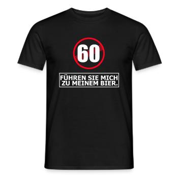 60. Geburtstag Geschenk - Männer T-Shirt - Schwarz - Vorne - AI Model Male 178 light (178cm)