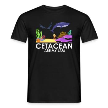 Zooologist Marine Biologist Marine Biology - Men's T-Shirt - black - Front - AI Model Male 178 light (178cm)