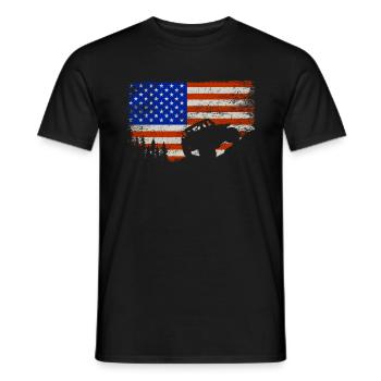 Off Roading QUAD ATV Apparel Off Road QUAD ATV - Männer T-Shirt - Schwarz - Vorne - AI Model Male 178 light (178cm)