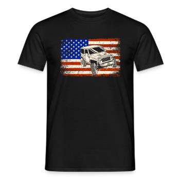 Off Roading QUAD ATV Apparel Off Road QUAD ATV - Männer T-Shirt - Schwarz - Vorne - AI Model Male 178 light (178cm)