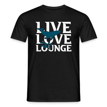 Humpback whale design for ocean, sea, whale and whales - Men's T-Shirt - black - Front - AI Model Male 178 light (178cm)