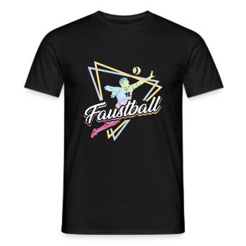 Faustball Faustballer Rundschlag Ballsport - Männer T-Shirt - Schwarz - Vorne - AI Model Male 178 light (178cm)