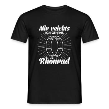 Rhönradturnerin ich geh ins Rhönrad Turnerin - Männer T-Shirt - Schwarz - Vorne - AI Model Male 178 light (178cm)