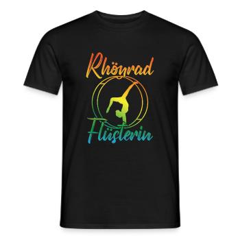 Rhönrad Flüsterin Rhönradturnerin Röhnrad Turnen - Männer T-Shirt - Schwarz - Vorne - AI Model Male 178 light (178cm)