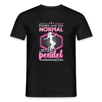 Einradfahren Einradfahrer Radsport Hochrad Einrad - Männer T-Shirt - Schwarz - Vorne - AI Model Male 178 light (178cm)