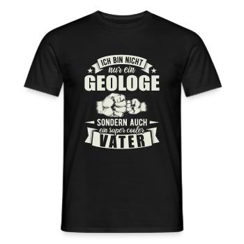 Geologe - Männer T-Shirt - Schwarz - Vorne - AI Model Male 178 light (178cm)