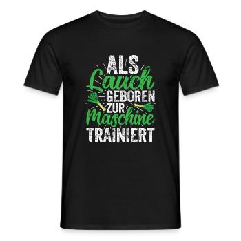 Lauch - Männer T-Shirt - Schwarz - Vorne - AI Model Male 178 light (178cm)
