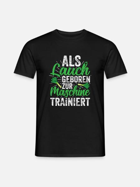 Lauch - Männer T-Shirt - Schwarz