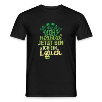 Lauch Kostüm Bodybuilding Satire Gym Jga - Männer T-Shirt - Schwarz - Vorne - AI Model Male 178 light (178cm)