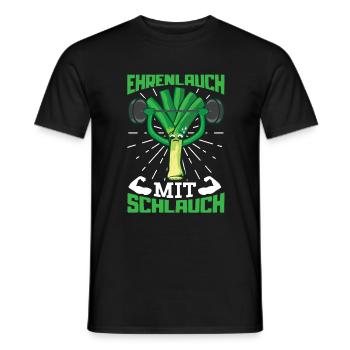 Lauch Kostüm Bodybuilding Satire Gym Jga - Männer T-Shirt - Schwarz - Vorne - AI Model Male 178 light (178cm)