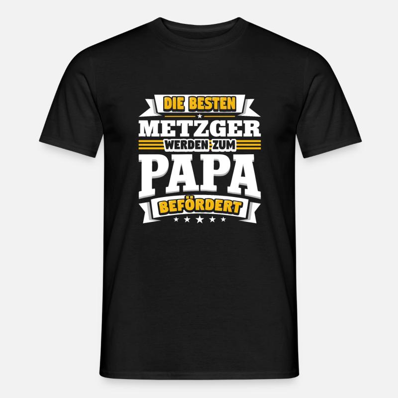Metzger - Männer T-Shirt - Schwarz