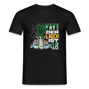 Lauch Kostüm Bodybuilding Satire Gym Jga - Männer T-Shirt - Schwarz - Vorne - AI Model Male 178 light (178cm)