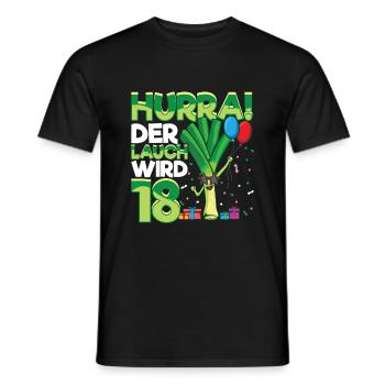 Lauch Kostüm Bodybuilding Satire Gym Jga - Männer T-Shirt - Schwarz - Vorne - AI Model Male 178 light (178cm)