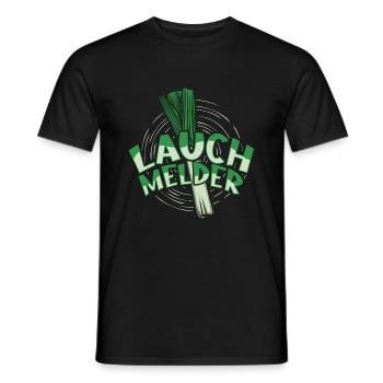 Lauch Kostüm Bodybuilding Satire Gym Jga - Männer T-Shirt - Schwarz - Vorne - AI Model Male 178 light (178cm)